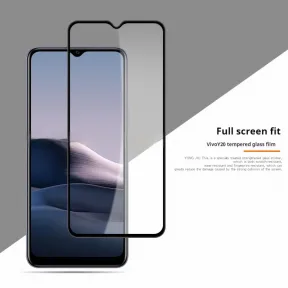vivo Y20-ի ամբողջական էկրանը ծածկող կոփված ապակու պաշտպանիչ թաղանթ՝ փաթեթավորմամբ