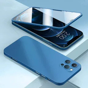 Գերբարակ երկկողմանի պատյան Apple iPhone 12 շարքի համար՝ 360° գաղտնիության պաշտպանությամբ