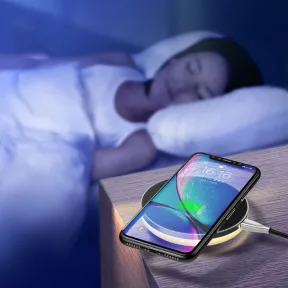 Անլար լիցքավորիչ՝ գիշերային լույսով, iPhone և Samsung սարքերի համար