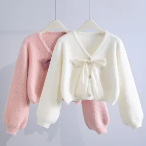 Short Artificial Mink Fur Sweater Coat