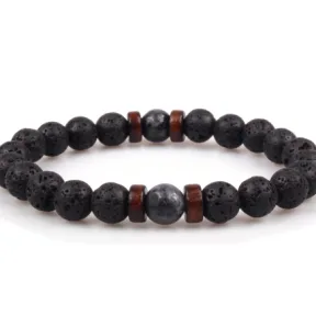 Asgard Crafted Lava Stone Bracelet