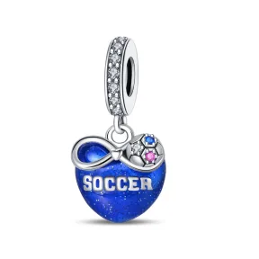 Football DIY Bead Pendant Bracelet Accessories