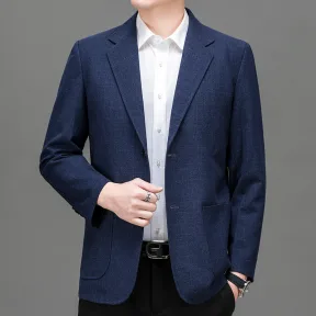 Sophisticated Fashionable Casual Mens Suit Jacket