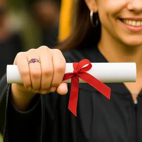 Graduation Commemorative Ring DIY Engraved Love Birthday Stone