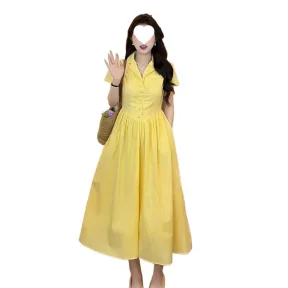 Womens A-line Shirt Fashionable Casual Dress