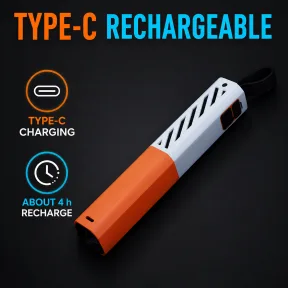 D89 դյուրակիր լապտեր՝ Type-C, SOS և ստրոբոսկոպային ռեժիմներով, 450 լմ, 18650 մարտկոցով