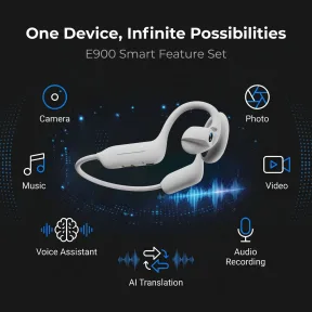 New Smart Camera Bluetooth Earphones
