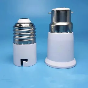 LED լամպի պատրոնի փոխակերպիչ ադապտեր E27/B22