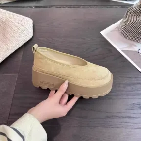 Retro Ugly-cute Chunky-soled Birkens For Women