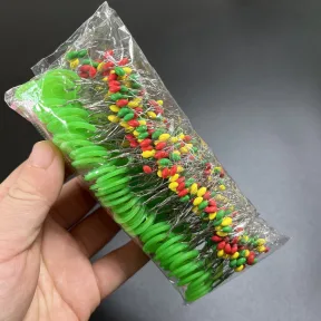 Ձկնորսական ռետինե «Space Beans» բշտիկներ՝ օլիվաձև և գլանաձև