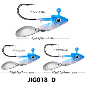 Ջիգ-կարթ՝ փափուկ խայծերի համար, կապարե ծանրացուցիչով